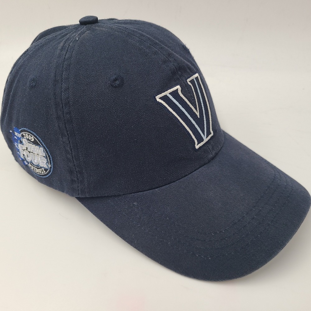 Villanova Wildcats Hat Strapback (Fits Small) Blue NCAA 2009 Final Four Logo Men